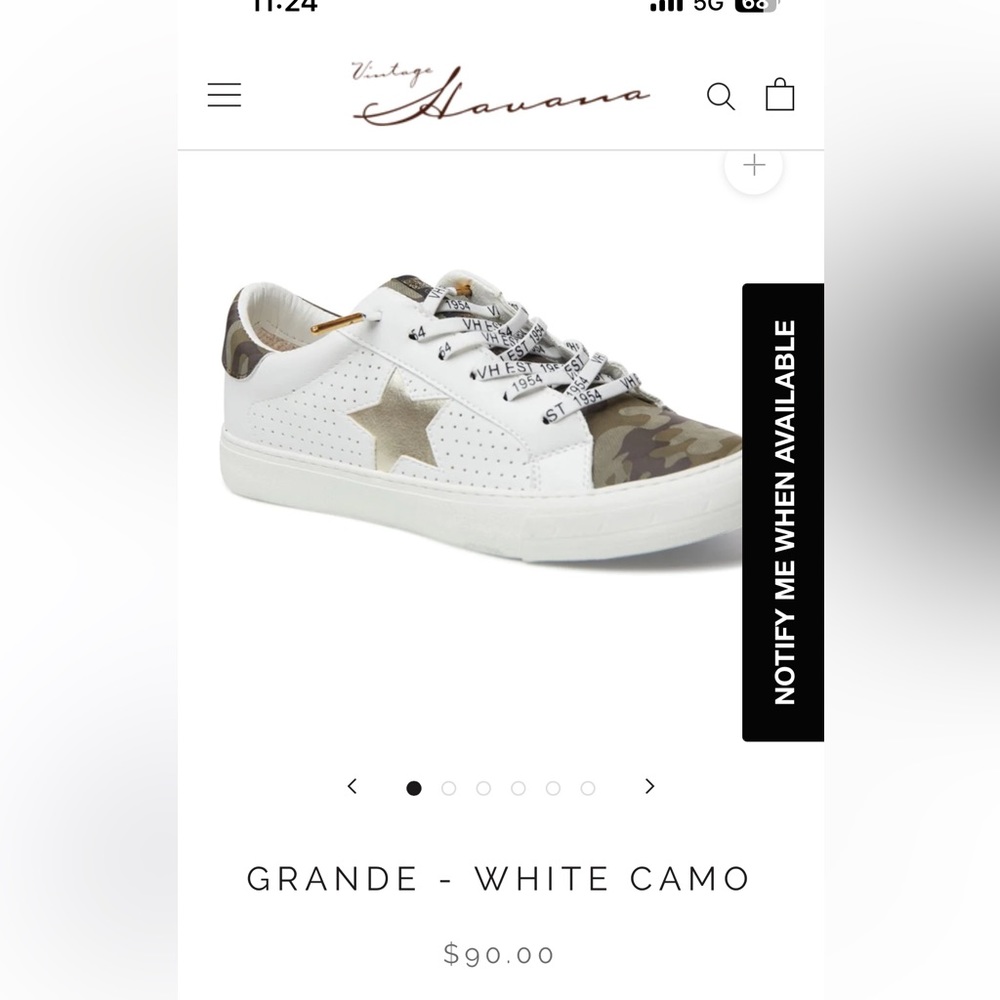 Vintage Havana Camo Shoes